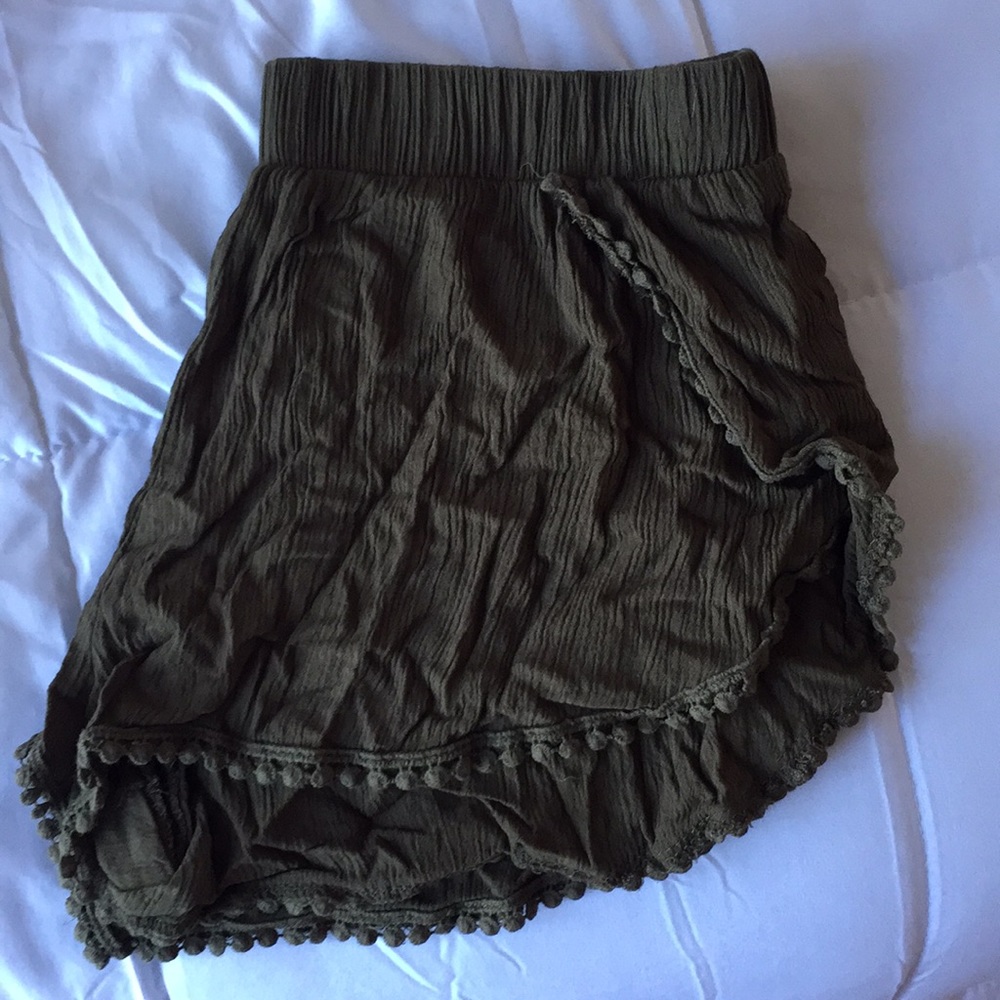 Green shorts